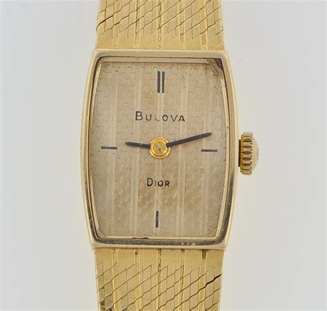 bulova dior 14k gold watch|bulova watches.